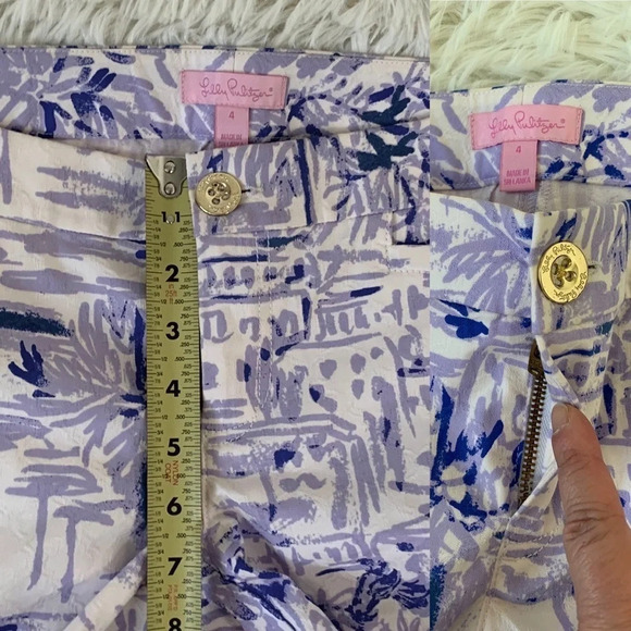 LILLY Pulitzer, Kelly Skinny Ankle Pants-lilac verben Rock the dock, 4 - Picture 7 of 16